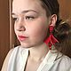 Серьги MiniFlowerdrop. Серьги классические. Татьяна Сидорова. Ярмарка Мастеров.  Фото №4