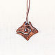 Pendant-Amulet made of wood 'manta' (Ethyl). Pendant. OakForest Wooden Jewelry. My Livemaster. Фото №5