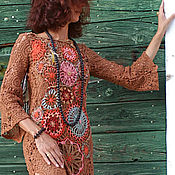 Одежда handmade. Livemaster - original item dresses: Crochet dress with an open back 