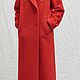 Пальтовая Max Mara в оттенке лосося. Ткани. Итальянские ткани Gontess. Ярмарка Мастеров.  Фото №6