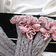 Order Sleeve cuff openwork smoky. Irina-snudy,hoods,gloves (gorodmasterov). Livemaster. . Mitts Фото №3