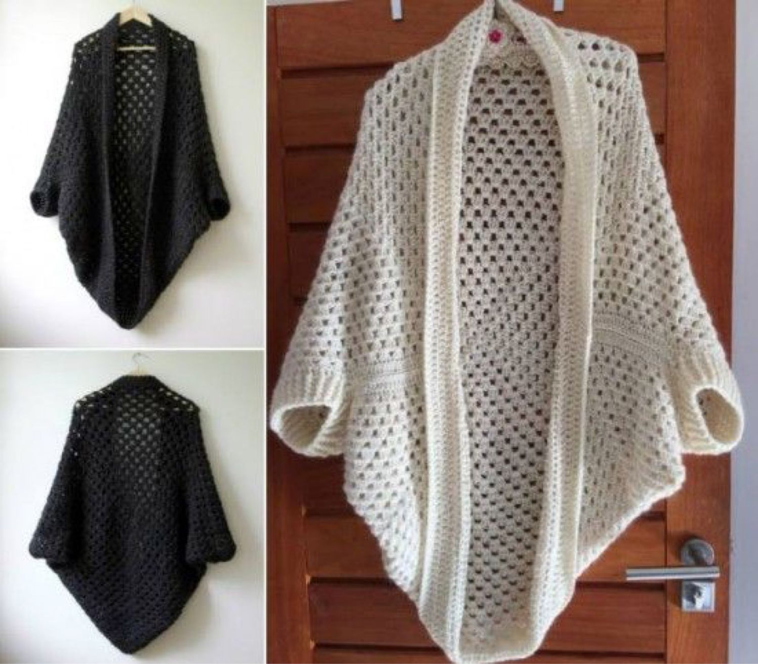 Кардиган кокон крючком Crochet Cocoon Cardigan