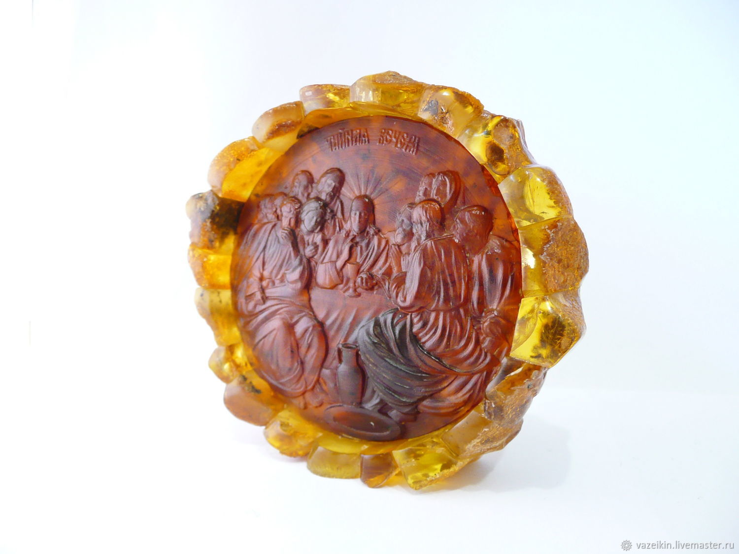 'The last supper' amber carving Pd-84, Pictures, Svetlogorsk,  Фото №1