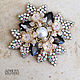Brooch-the order of 'the snow Queen'. Brooches. Simkha - Jewelry For Joy. Online shopping on My Livemaster.  Фото №2
