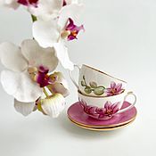 Посуда handmade. Livemaster - original item teacups: Orchids. Handmade.