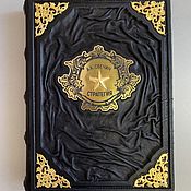 Сувениры и подарки handmade. Livemaster - original item Alexander Svechin: Strategy (leather gift book). Handmade.