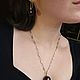 Комплект ручной работы серьги и кулон с розами. Комплекты украшений. MoranaJewelrYкрашения с цветами Санкт-Петербург. Интернет-магазин Ярмарка Мастеров.  Фото №2