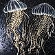 Медузы. Картины. Галерея художницы Светланы Ковалевой. Интернет-магазин Ярмарка Мастеров.  Фото №2