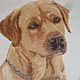 Order Embroidered picture "Labrador Retriever". Mashkin stuff. Livemaster. . Pictures Фото №3