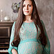 Мятное платье для беременных. Платья. Dudu-dress. Интернет-магазин Ярмарка Мастеров.  Фото №2