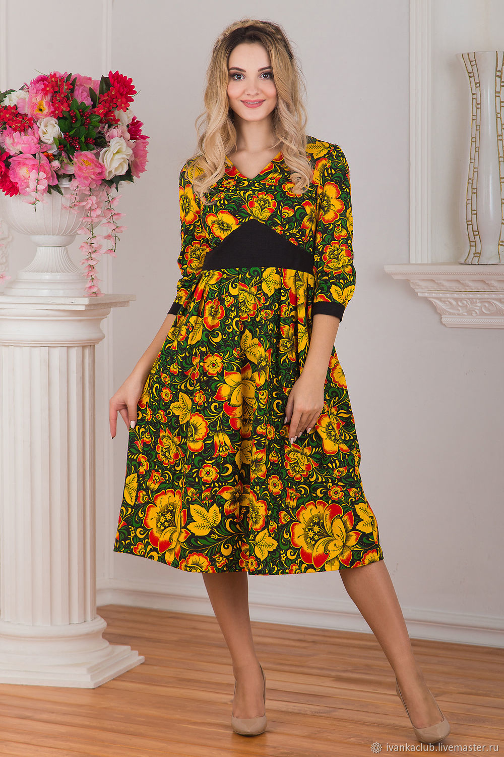 Linen dress Russian epic, Dresses, Omsk,  Фото №1