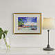 A small watercolor painting of the tropics sea. Palm Trees To buy a picture. Pictures. pirogov-maxim. Online shopping on My Livemaster.  Фото №2