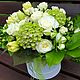 Цветы в шляпной коробке "Белые розы,тюльпаны" 2 варианта, Подарки на 8 марта, Москва,  Фото №1