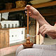 The spindle for spinning the base for the feet of the Siberian Elm #B40. Spindle. ART OF SIBERIA. My Livemaster. Фото №6