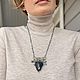 «Таинственный лес» - авторское колье с лабрадором. Колье. Авторские украшения Aikaterini. Ярмарка Мастеров.  Фото №6