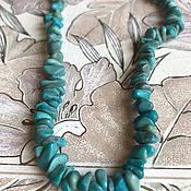 Винтаж handmade. Livemaster - original item Natural turquoise beads, Afghanistan. Handmade.