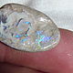 Австралийский Опал в породе - 5,75 ct (20*13*4 мм). Кабошоны. Сокрытое в Листве. Ярмарка Мастеров.  Фото №7
