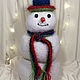 Snowman design knitted gift bottle cover on the bottle. Christmas gifts. UrbanStyleKnit (usknits). Online shopping on My Livemaster.  Фото №2