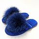 Women's Slippers made of Australian sheepskin fur, Slippers, Nalchik,  Фото №1