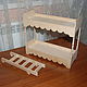 The two-storey doll bed for Barbie.317. Blanks for dolls and toys. Anna. Doll furniture (komfortno). Online shopping on My Livemaster.  Фото №2