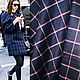 Остаток Пальтовая Шерсть Chanel Италия. Ткань на пальто в клетку. Ткани. ТКАНИ 'Дамское Счастье'. Интернет-магазин Ярмарка Мастеров.  Фото №2