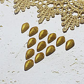 Материалы для творчества handmade. Livemaster - original item Beads Beak for Owl 10/5mm Gold Handmade. Handmade.