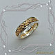 Ring 'Olive branch' gold 585, silver 925, Rings, St. Petersburg,  Фото №1