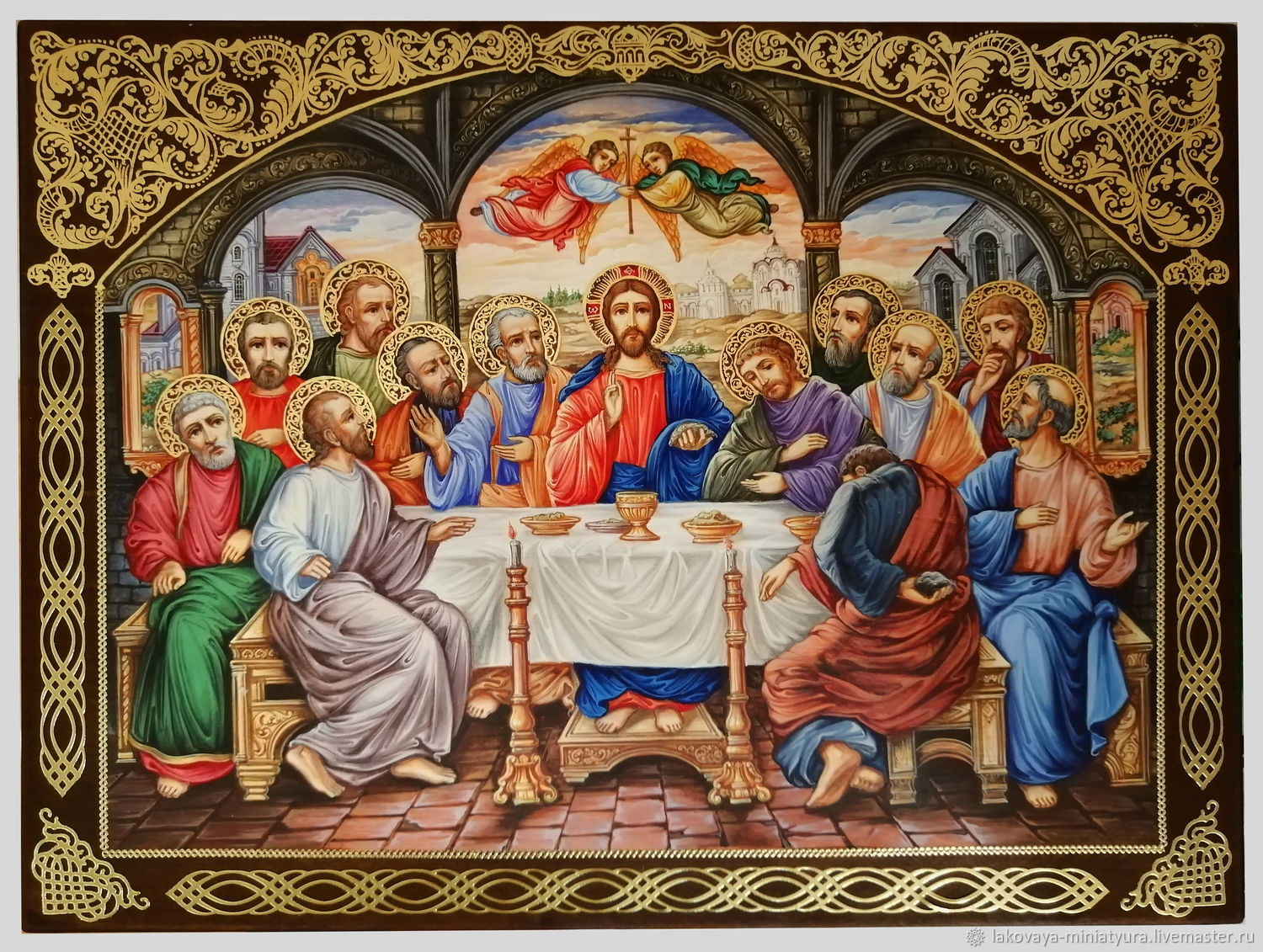 Икона тайная вечеря фото православная