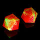 Большой дайс D20 для DnD Взрывная карамелька. Фишки и кости. Geek Shelf. Ярмарка Мастеров.  Фото №6