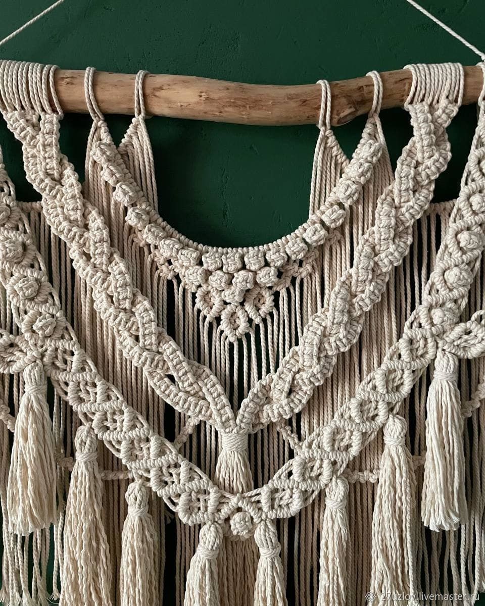 макраме в интерьере бохо