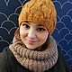 Вязаная шапка из  шерсти с ангорой. Шапки. AccessoriesWool мягко и комфортно. Интернет-магазин Ярмарка Мастеров.  Фото №2