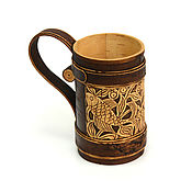 Посуда handmade. Livemaster - original item A mug of birch bark beer 