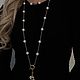 Бодичейн со съемными подвесками из жемчуга Майорка. Колье. Clever-jewel-boutique. Ярмарка Мастеров.  Фото №6