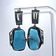 Order Earrings turquoise silver 925 ALS0032. Sunny Silver. Livemaster. . Earrings Фото №3