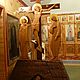 Заказать Голгофа с предстоящими резная. Крест «Грайворонский» храмовый. Золото. Иконостасная мастерская (kivot-studio). Ярмарка Мастеров. . Иконы Фото №3
