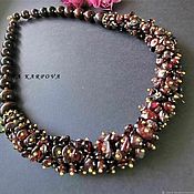 Украшения handmade. Livemaster - original item Necklace . garnet. Handmade.