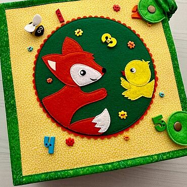 Куклы и игрушки ручной работы. Ярмарка Мастеров - ручная работа Книга Счет из фетра. Handmade.