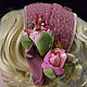 Hat overlay 'Pink roses'. Hats1. Novozhilova Hats. My Livemaster. Фото №6