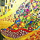 Pintura interior abstracción Klimt. Modelo grande modular brillante. Pictures. Irina Bast. Artist with cat (irina-bast). Ярмарка Мастеров.  Фото №4