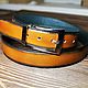 Strap leather/ belt/men's belt/leather strap/belt/jeans belt, Straps, Naberezhnye Chelny,  Фото №1