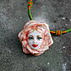 Porcelain pendant 'Fairy flower', Pendant, Moscow,  Фото №1