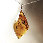 Украшения handmade. Livemaster - original item The enclosure!!! Very large pendant made of natural Baltic amber(477). Handmade.