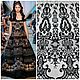 Ткань ЭКСКЛЮЗИВ ELLIE SAAB сеточка с вышивкой ,Италия, Ткани, Москва,  Фото №1