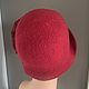 Boho hat is dark red. Hats1. Elenbeis. My Livemaster. Фото №4