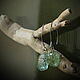 Заказать Серьги Лесной ручей. Эко-украшения (Garbage bijoux). Ярмарка Мастеров. . Серьги классические Фото №3
