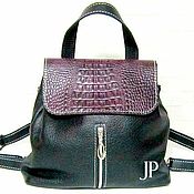 Women's leather bag with pockets ( 3 colors )