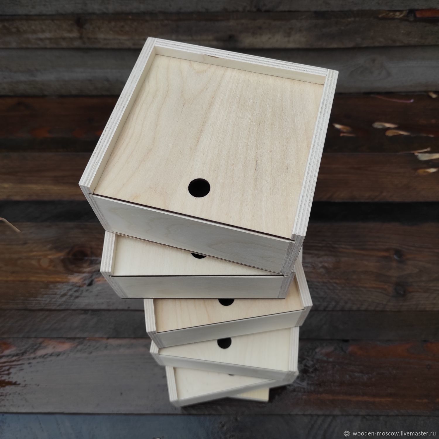 деревянная подарочная коробка с выдвижной крышкой | Wood Box