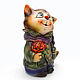 Ceramic figurine 'Minka the Cat'. Figurine. aboka. Online shopping on My Livemaster.  Фото №2