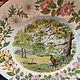 Винтаж: Coalport.Тарелка.Времена года в лесу.Woodlands Seasons. Тарелки винтажные. Антик.Декор.Винтаж. Ярмарка Мастеров.  Фото №5