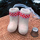 White mini boots, Christmas gifts, Abakan,  Фото №1